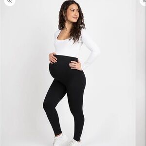 2 pairs of Black Maternity Leggings